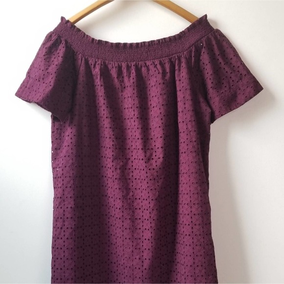 NEW! ANN TAYLOR FACTORY Eyelet Dress Large. - Picture 3 of 8